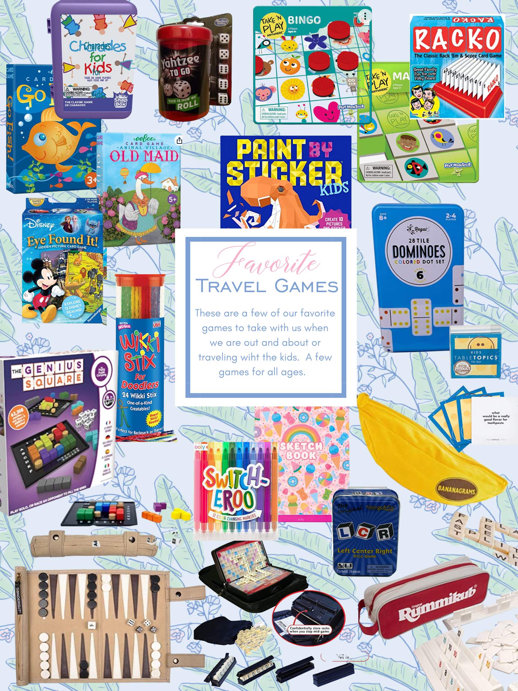 Our Favorite Travel Games for Kids Home of Malones