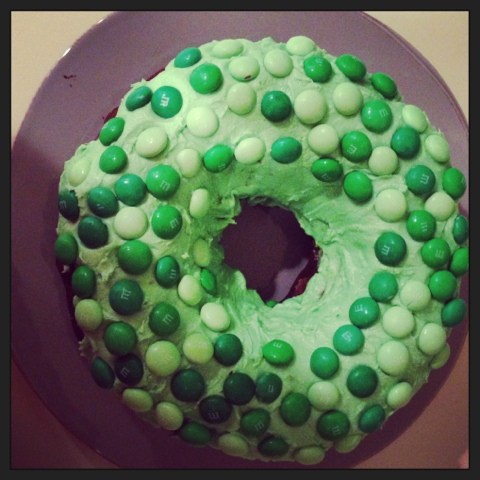St Patricks Day Bundt Cake