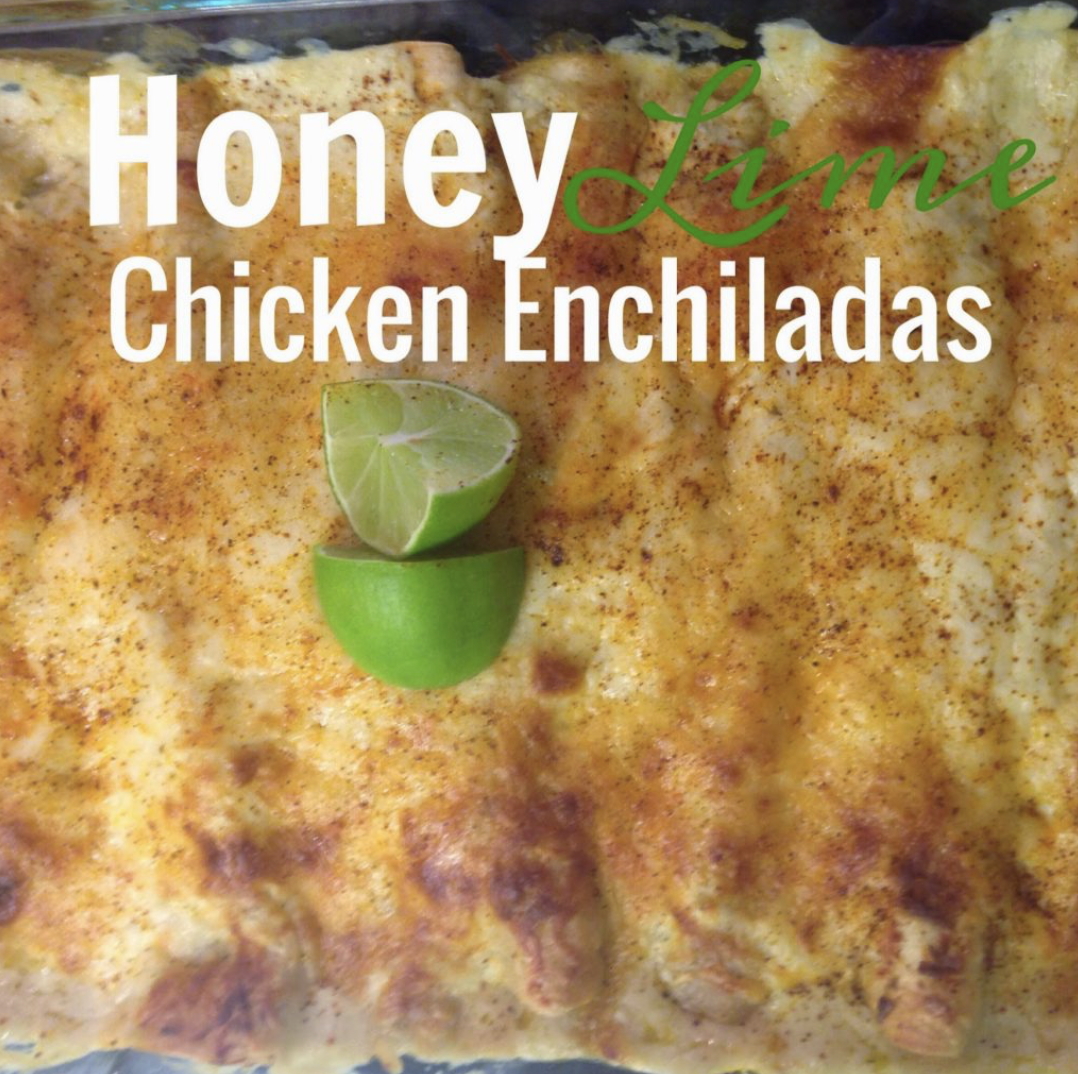Honey Lime Chicken Enchiladas