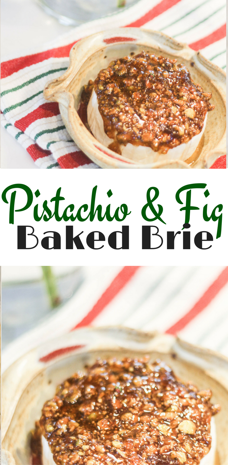 Pistachio & Fig Baked Brie