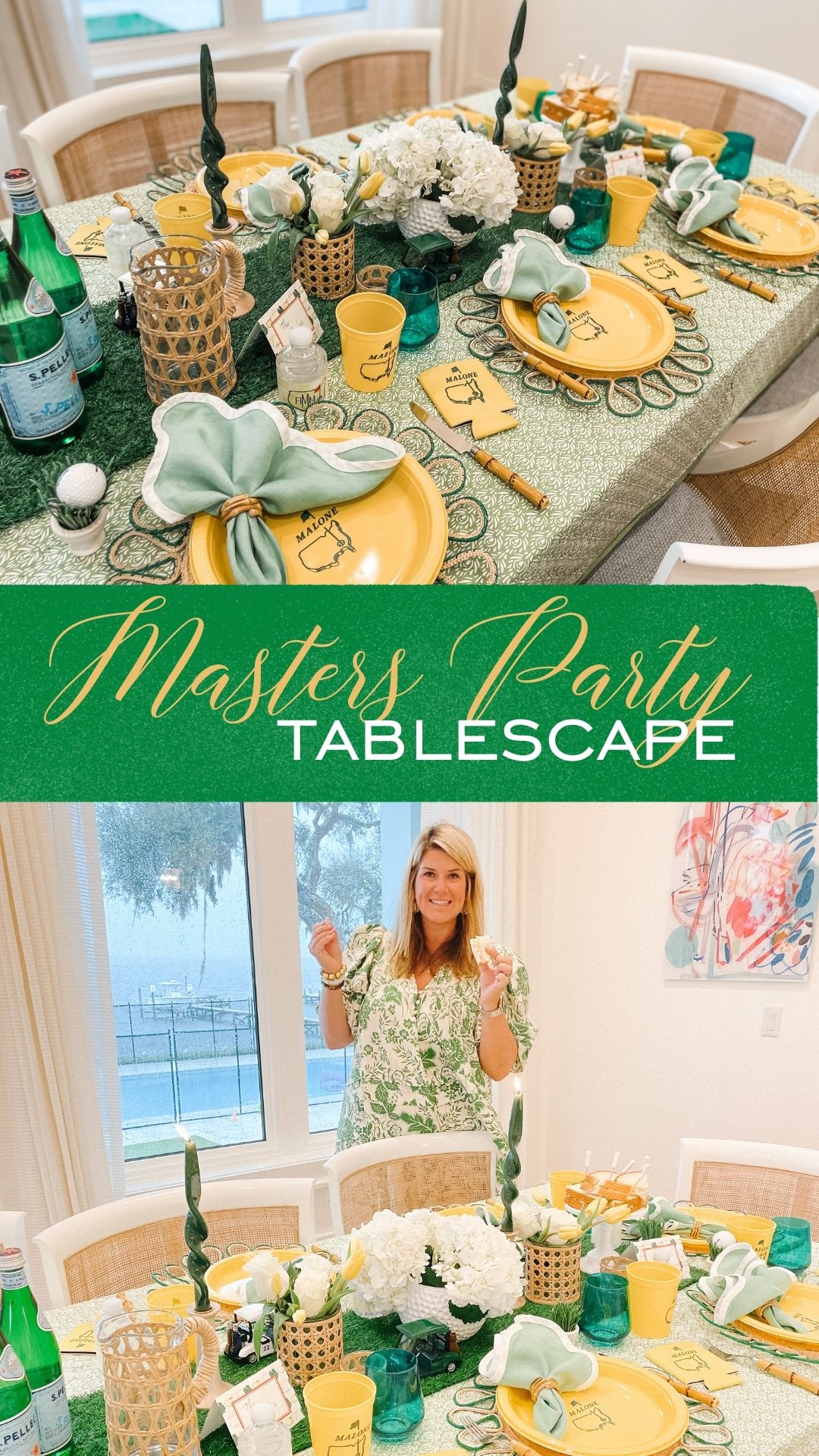 Masters Party Tablescape