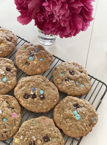 healthy monster cookies
