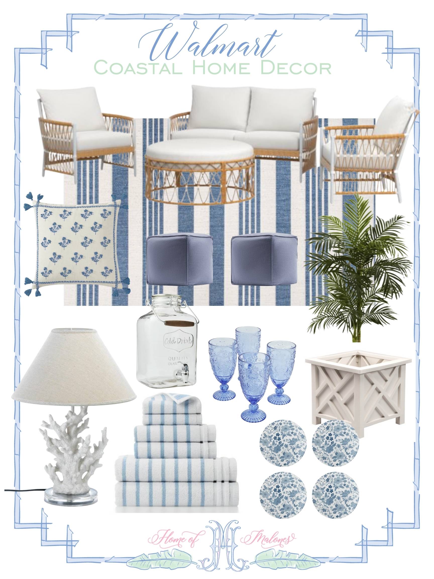 Walmart Coastal Home Decor-2