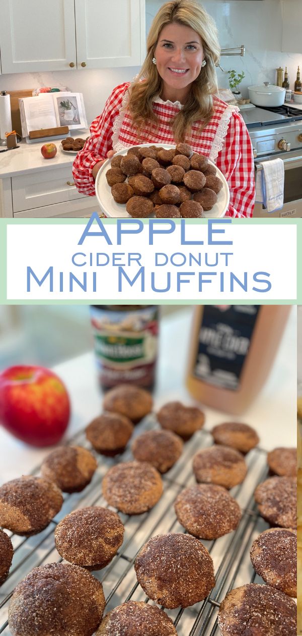 apple cider donut mini muffins