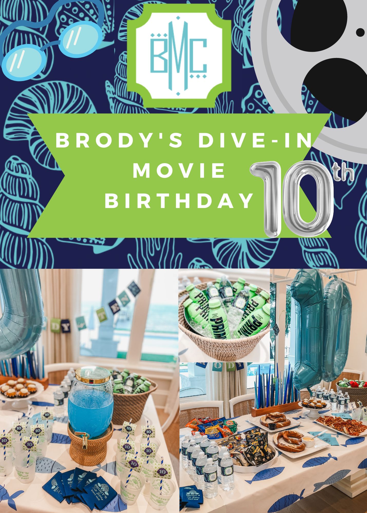 Brodys Dive-In Movie 10th Birthday Party-3