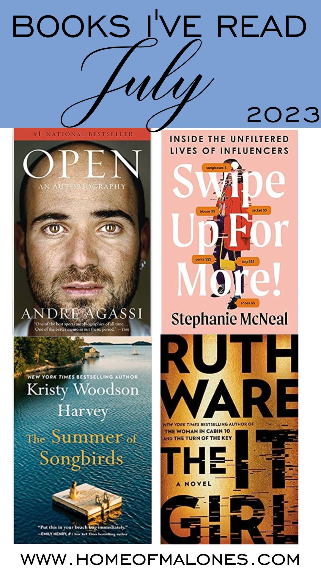  BOOKS I'VE READ in JULY