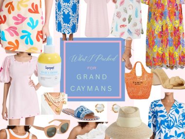 What I packed for Grand Cayman