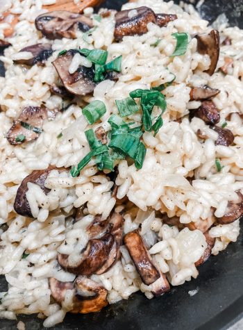 mushroom risotto