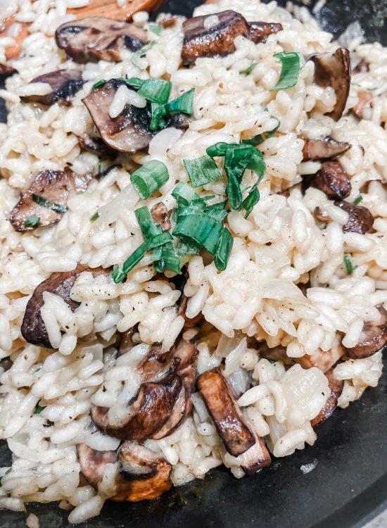 mushroom risotto