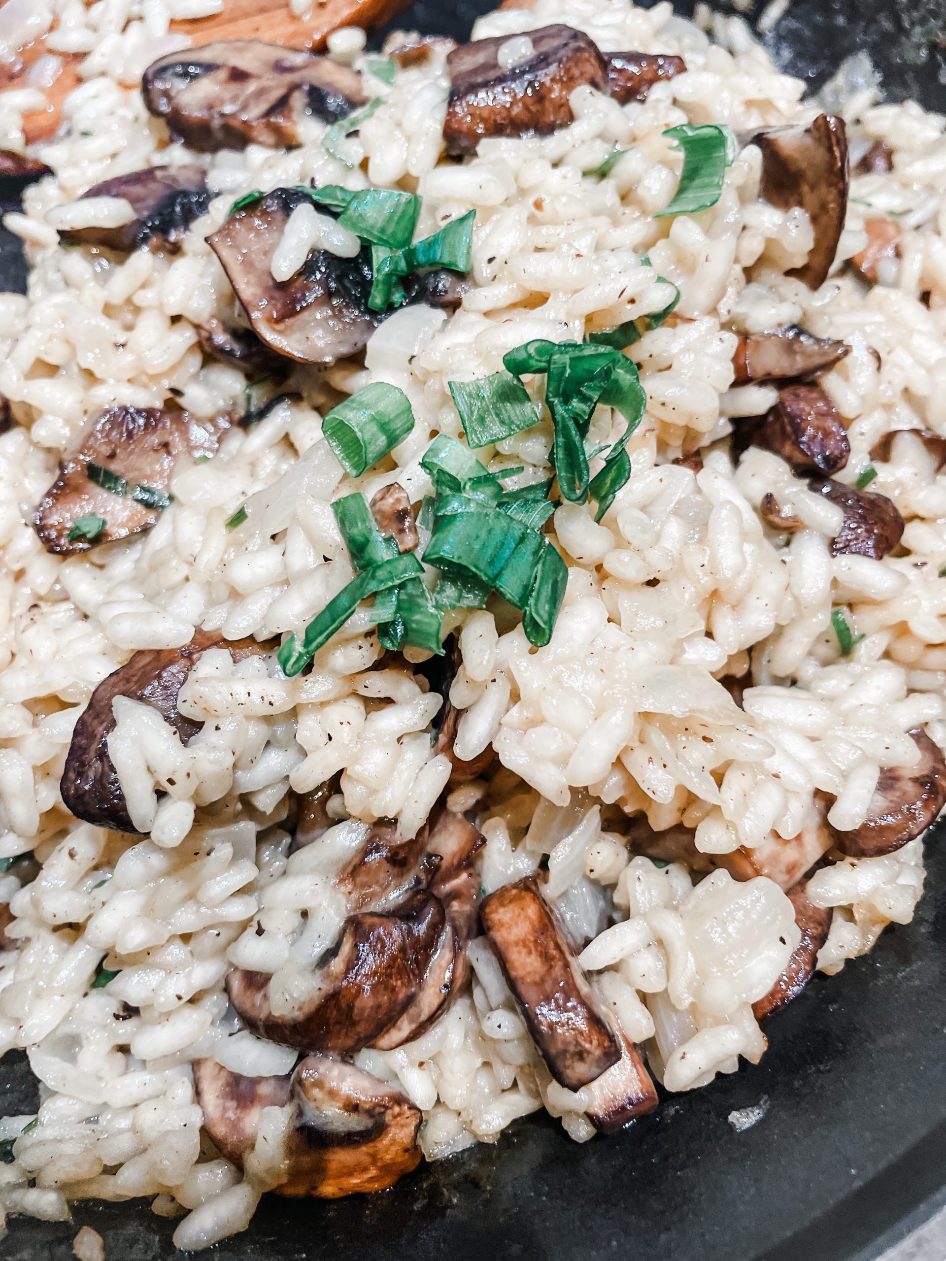 mushroom risotto