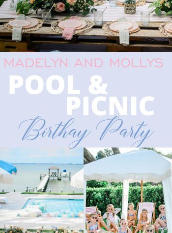 Pool and Picnic birthday party