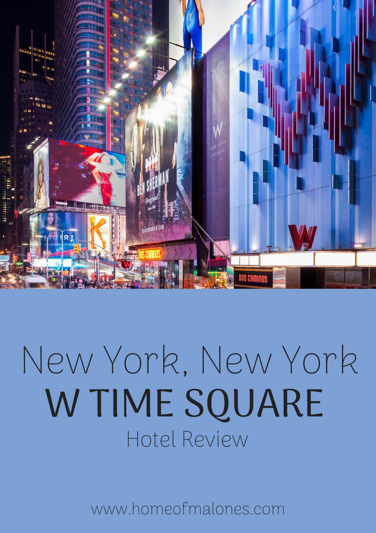 W Time Square Hotel Review