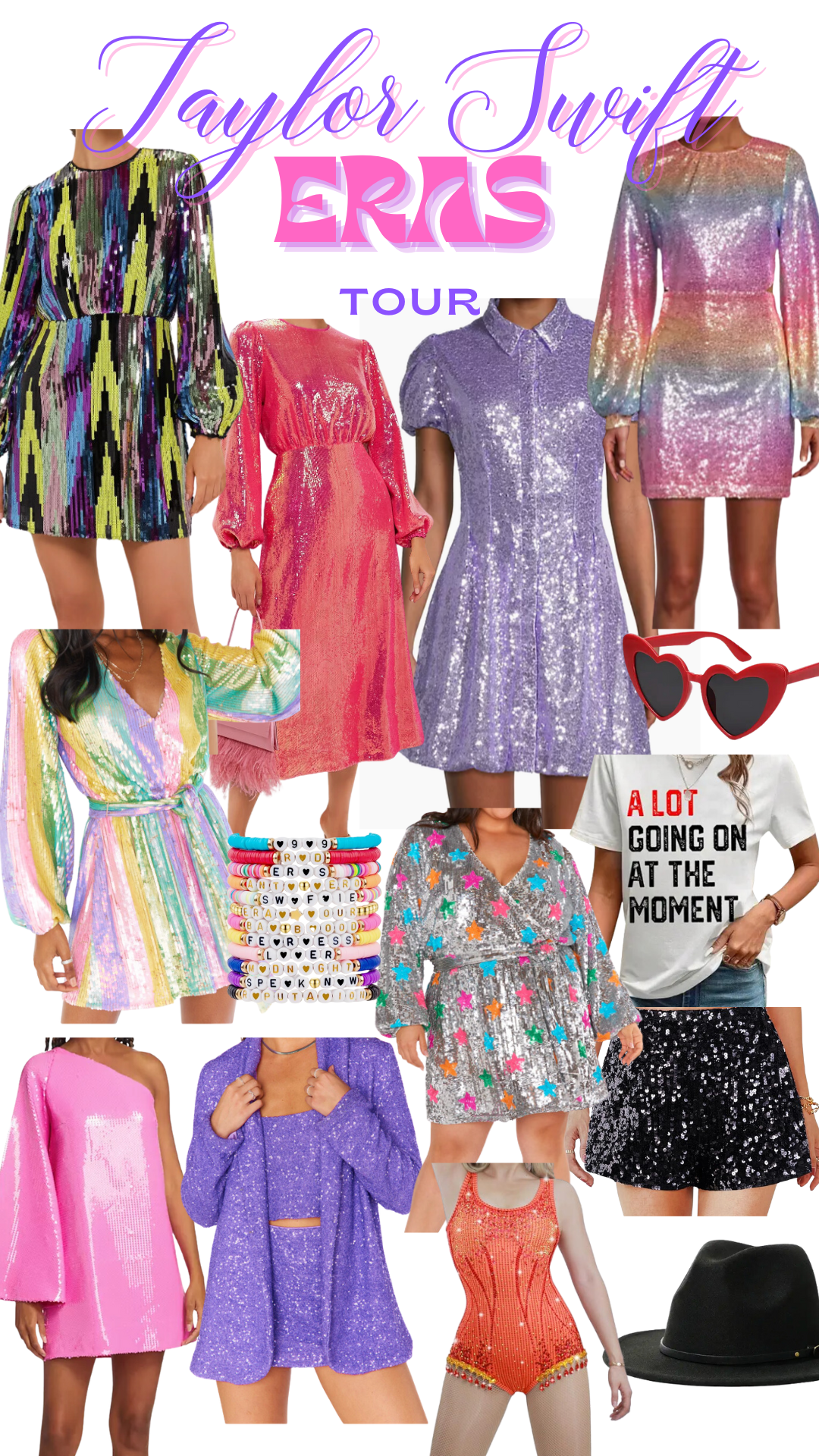 Taylor Swift eras tour concert outfits