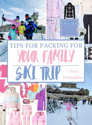 Tips for packing for your family ski trip