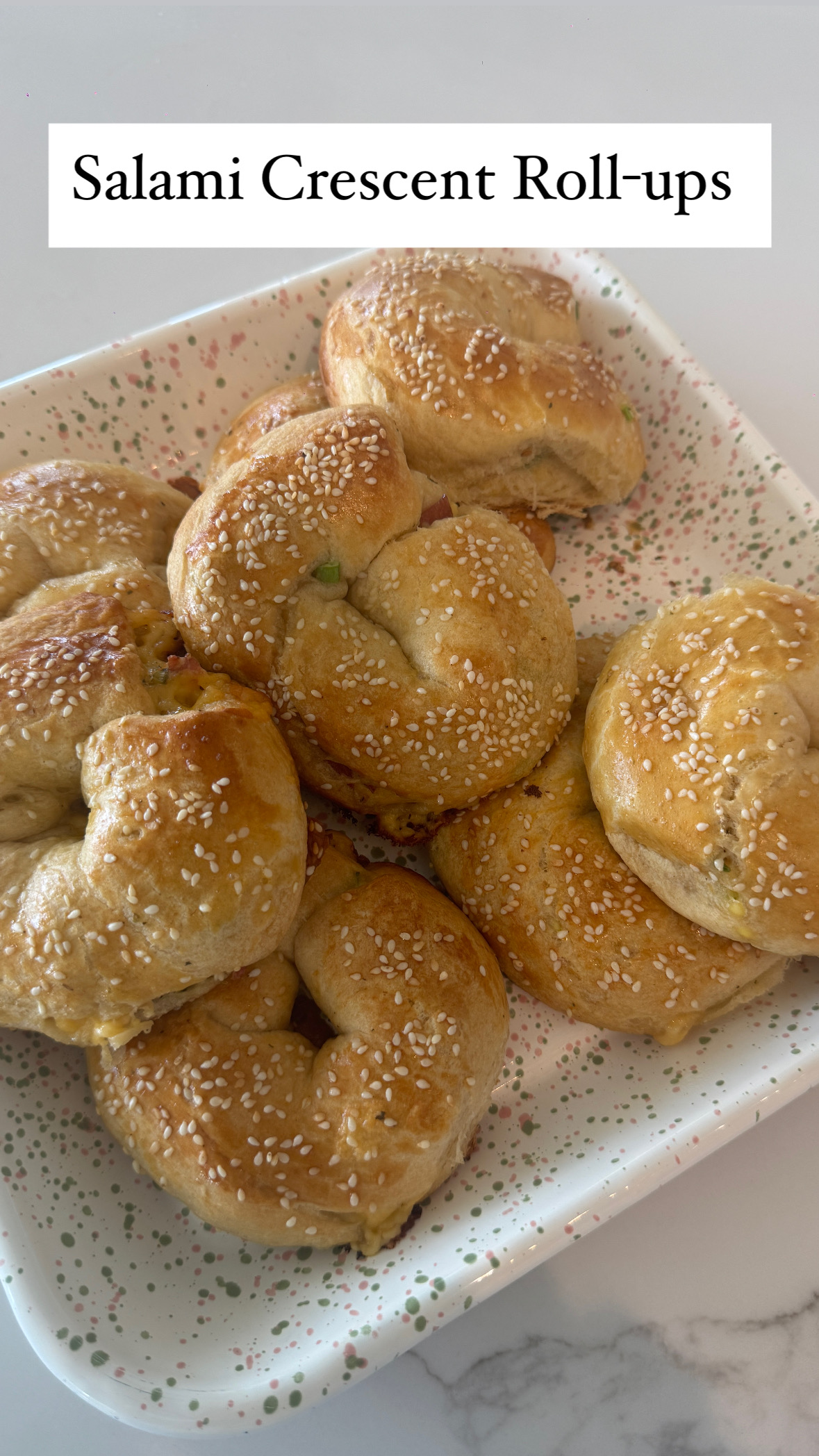 salami crescent roll ups